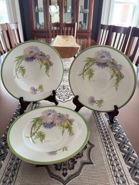 Royal Doulton Glamis Thistle Bowls Set of 3 | Vintage Bone China England 1938